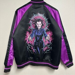 Buffy The Vampire Slayer Satin Bomber Jacket Lootcrate Lootwear XL Witch Willow